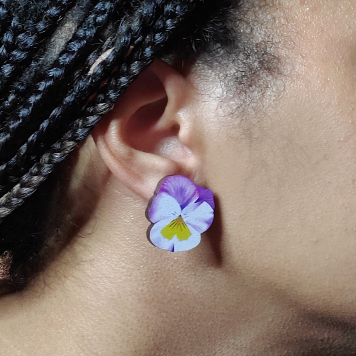 Pansy Studs