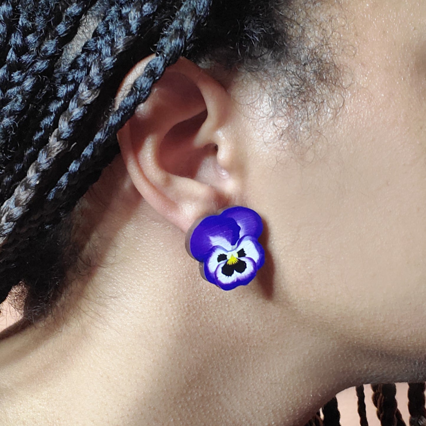 Pansy Studs